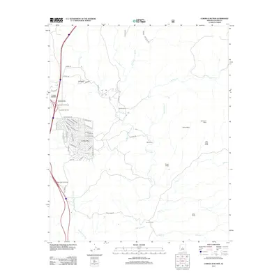 2012 Map of Cordes Junction, 2012 Print