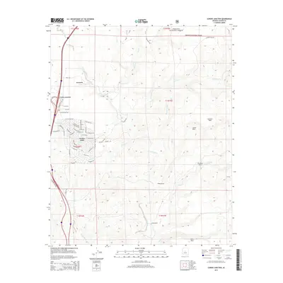 2014 Map of Cordes Junction, 2014 Print