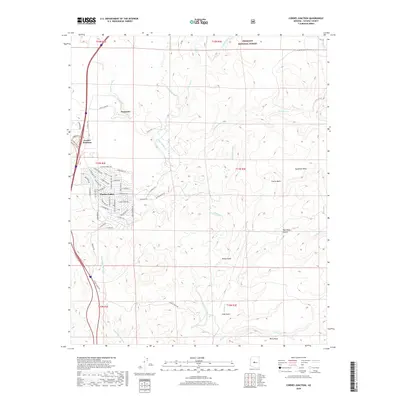2018 Map of Cordes Junction, 2018 Print