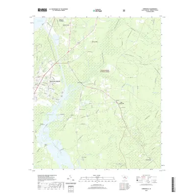 2020 Map of Cordesville, 2020 Print