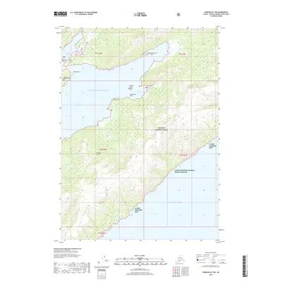2018 Map of Cordova B-7 SW, 2018 Print
