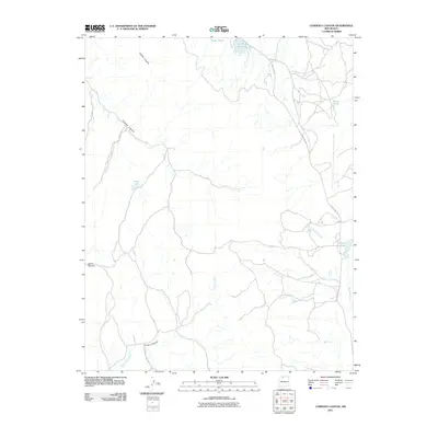 2011 Map of Cordova Canyon, 2011 Print