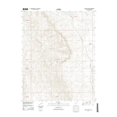 2013 Map of Cordova Canyon, 2013 Print