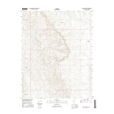 2017 Map of Cordova Canyon, 2017 Print