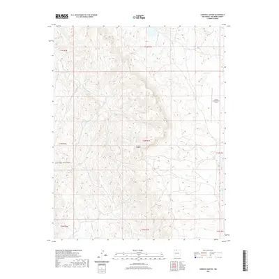 2020 Map of Cordova Canyon, 2020 Print