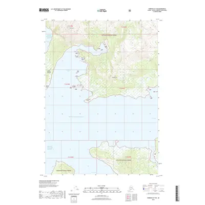 2018 Map of Cordova D-7 SW, 2018 Print