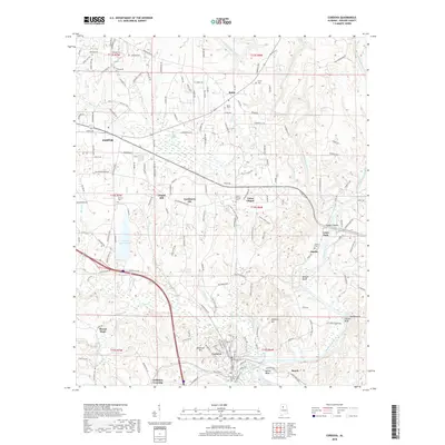 2018 Map of Cordova, 2018 Print