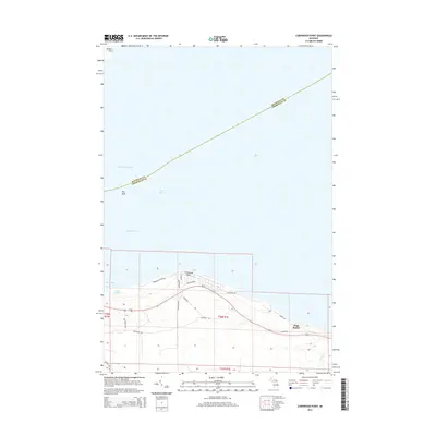 2014 Map of Cordwood Point, 2014 Print