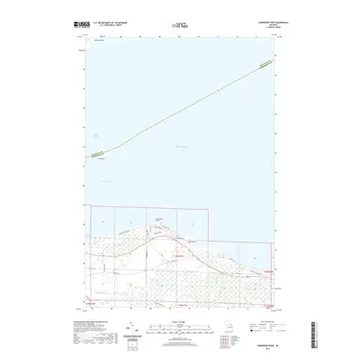 2019 Map of Cordwood Point, 2019 Print