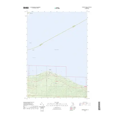 2023 Map of Cordwood Point, 2023 Print