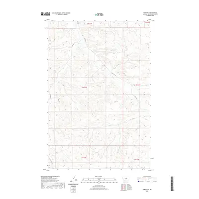 2020 Map of Corey Flat, 2020 Print