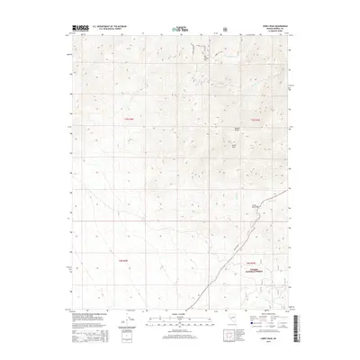 2014 Map of Corey Peak, 2014 Print