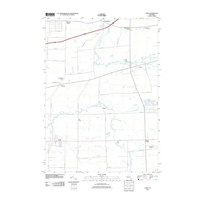 2010 Map of Corfu, 2010 Print