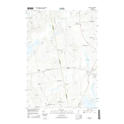 2014 Map of Corinna, 2014 Print