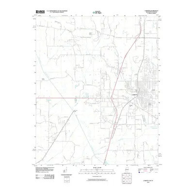 2010 Map of Corinth, 2010 Print