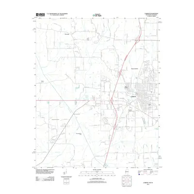 2012 Map of Corinth, 2012 Print
