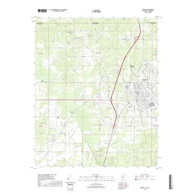 2018 Map of Corinth, 2018 Print