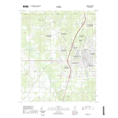 2021 Map of Corinth, 2021 Print