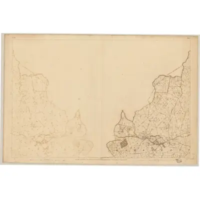 1841 Map of Cork - Sheet 1, 1844 Print