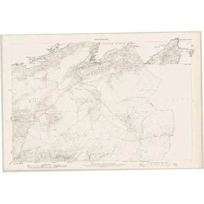 1897 Map of Cork - Sheet 102 & 102A, 1901 Print