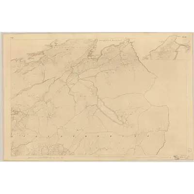 1842 Map of Cork - Sheet 102 [with inset 102A], 1845 Print