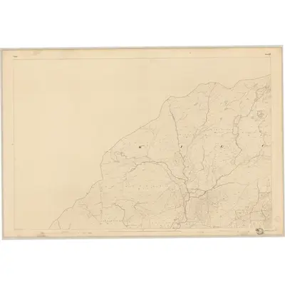 1842 Map of Cork - Sheet 103, 1845 Print