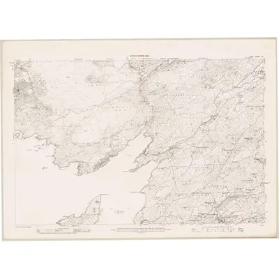 1897 Map of Cork - Sheet 105, 1902 Print