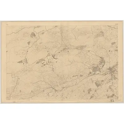 1842 Map of Cork - Sheet 107, 1845 Print