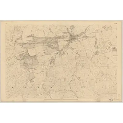 1842 Map of Cork - Sheet 110, 1845 Print