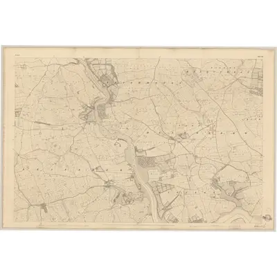 1842 Map of Cork - Sheet 111, 1845 Print