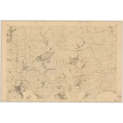 1842 Map of Cork - Sheet 112, 1845 Print