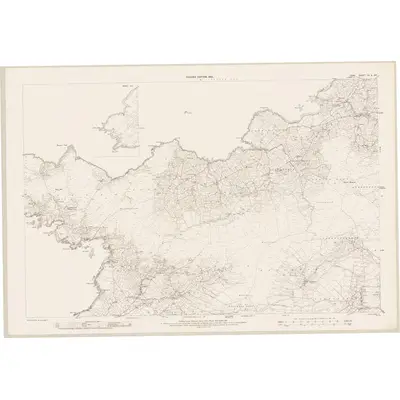 1899 Map of Cork - Sheet 114 & 114A, 1901 Print