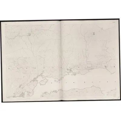 1842 Map of Cork - Sheet 115, 1862 Print