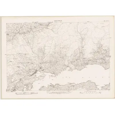1898 Map of Cork - Sheet 115, 1901 Print