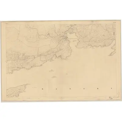 1842 Map of Cork - Sheet 116, 1845 Print