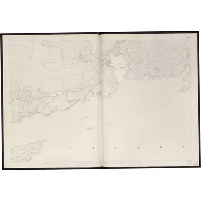 1842 Map of Cork - Sheet 116, 1856 Print