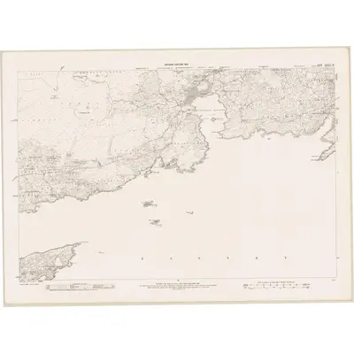 1898 Map of Cork - Sheet 116, 1901 Print