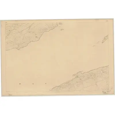 1842 Map of Cork - Sheet 117, 1845 Print