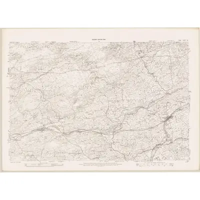 1899 Map of Cork - Sheet 119, 1902 Print