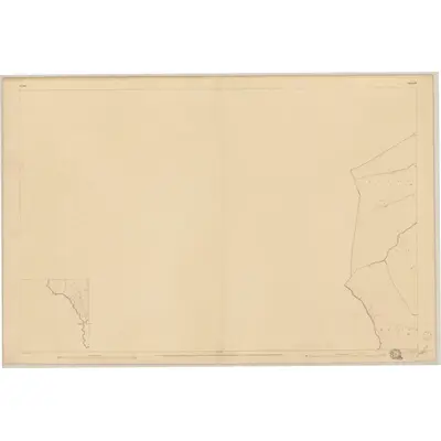 1842 Map of Cork - Sheet 12 [with inset 12A], 1844 Print