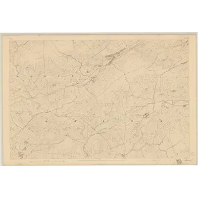 1842 Map of Cork - Sheet 120, 1845 Print