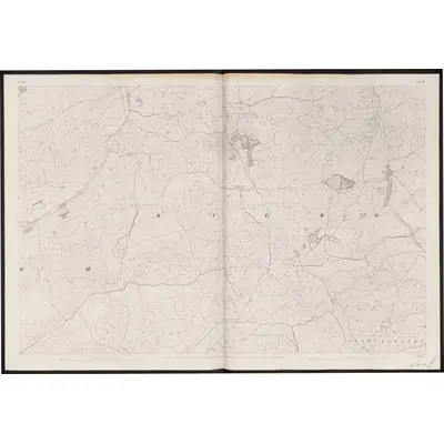 1841 Map of Cork - Sheet 121, 1863 Print