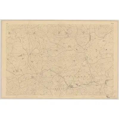 1842 Map of Cork - Sheet 122, 1845 Print