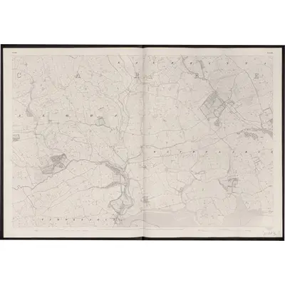 1841 Map of Cork - Sheet 123, 1863 Print