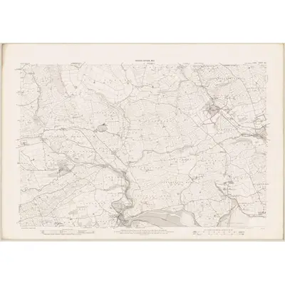 1900 Map of Cork - Sheet 123, 1902 Print