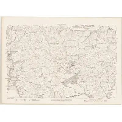 1899 Map of Cork - Sheet 124, 1902 Print