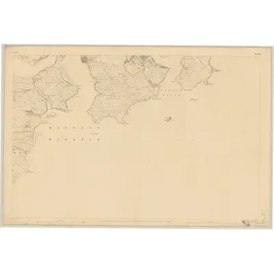 1842 Map of Cork - Sheet 125, 1845 Print