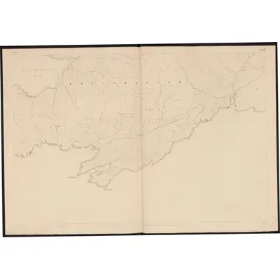 1842 Map of Cork - Sheet 127, 1857 Print