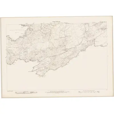 1898 Map of Cork - Sheet 127, 1901 Print