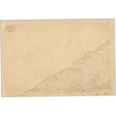 1842 Map of Cork - Sheet 129, 1845 Print
